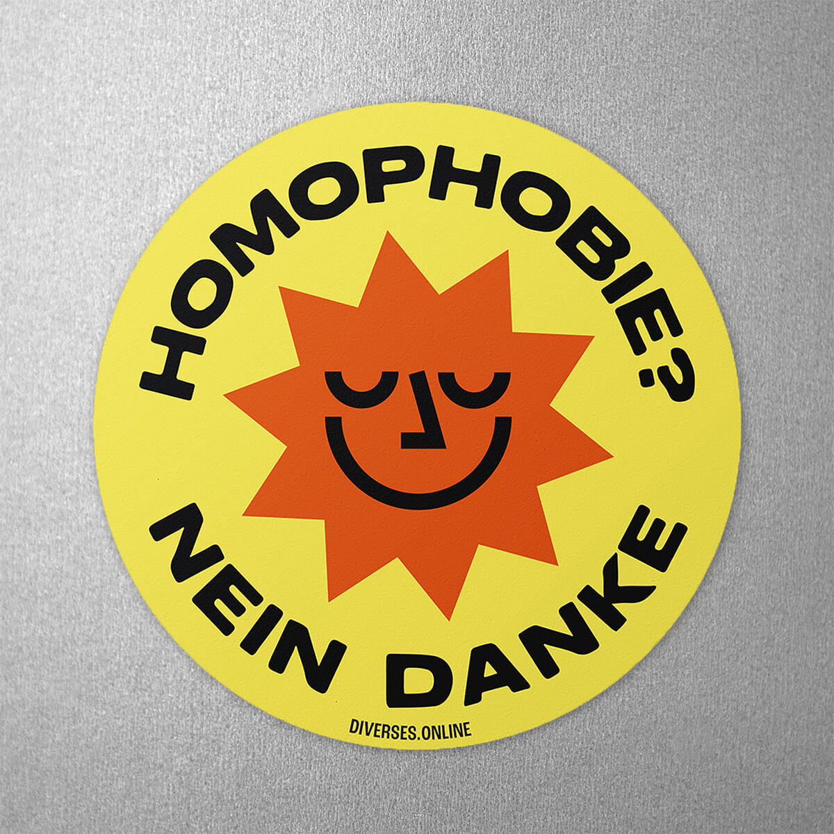 "Homophobie? Nein Danke" 10er Stickerset